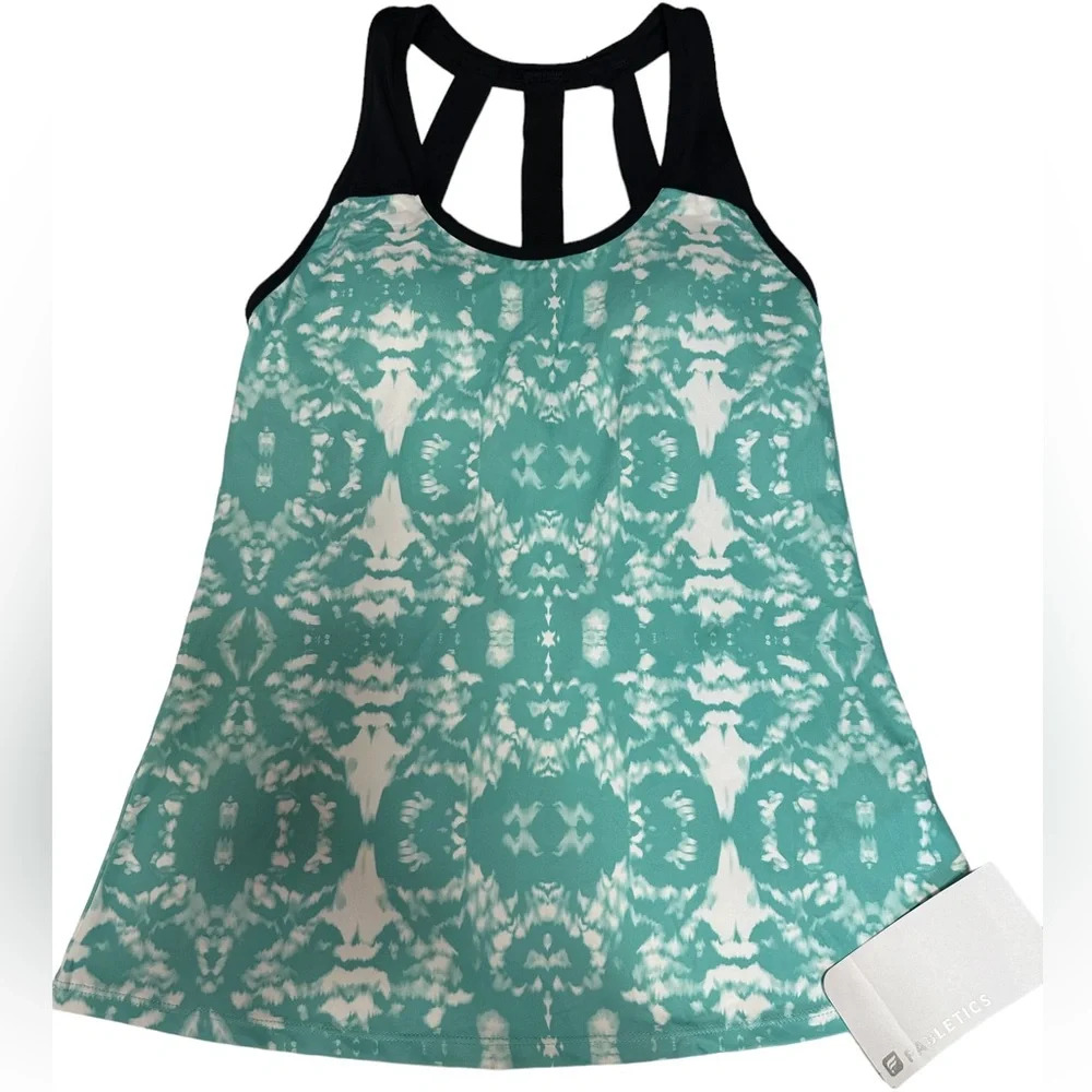 Fabletics Zion Tank in Seafoam Tye-dye Size S - Picture 1 of 3